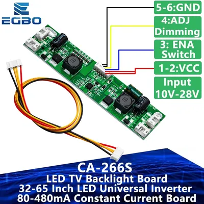 EGBO LED TV Backlight Board CA-266S 32-65 Inch LED Universal Inverter 80-480mA Constant Current