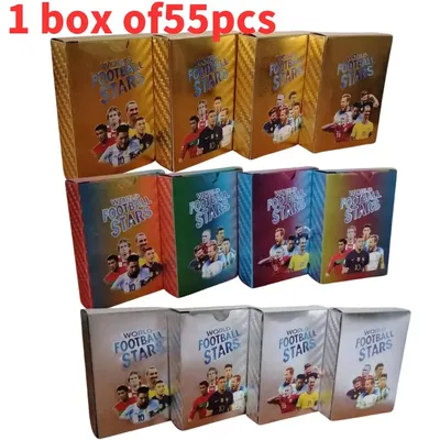 2023 Football Star Card Box Soccer Star Collection Footballer Limited Fan Cards Kids Gift Drop