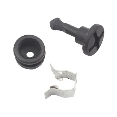 20 set Plastic clips For Volkswagen Metal Base Fixed Engine Upper Cover Hood Bonnet rubber ring