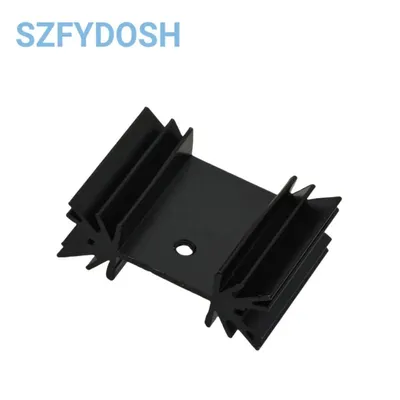 5PCS MOS Transistor Tube Heatsink Radiator Cooler Radiator 25X34X12MM Heat Sink FINS IC
