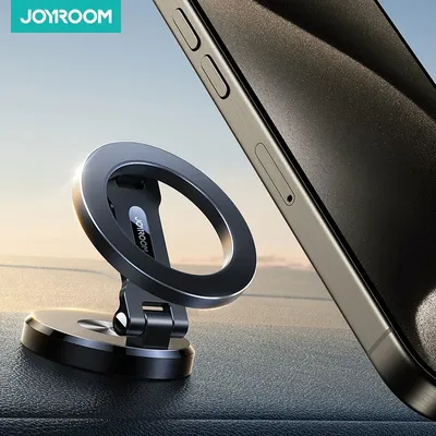 Joyroom Magnetic Car Phone Holder Mount Foldable Universal Strong Phone Mount For Car For iPhone 15