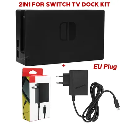 2IN1 For NS Switch TV Dock Charging Base For Nintend Switch TV HDMI-Compatible Dock Stand Station +