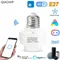 Wifi Smart Light Bulbs Adapter Mini e27 Lamp Holder Remote Remote Control Smart Home Alexa Google