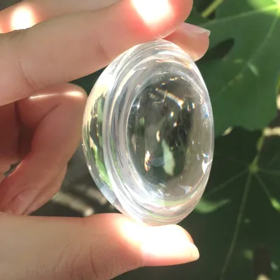 30mm-150mm Crystal Glass Paperweight Crystal Glass Dome Half Ball Paperweight Magnify Glass