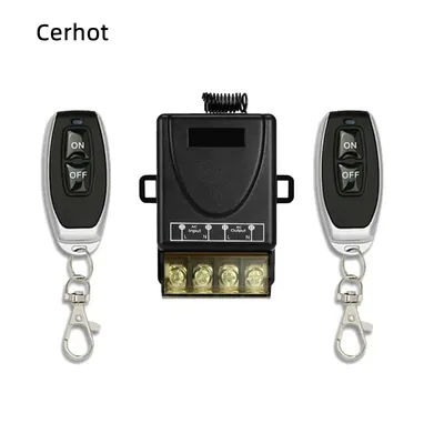 Cerhot Wireless Remote Control Switch On-off High-power 30A Wide-voltage AC 85-265V Long-distance