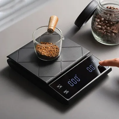 3kg/0.1g Digital Kitchen Weight Grams Electronic Balance High Precision Coffee Scale Portable With