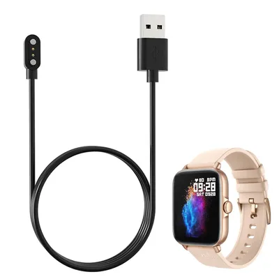 Smartwatch Dock Charger Adapter USB Fast Charging Cable Cord Wire for COLMI P28 Plus Wristwatch Smart Watch Accessories