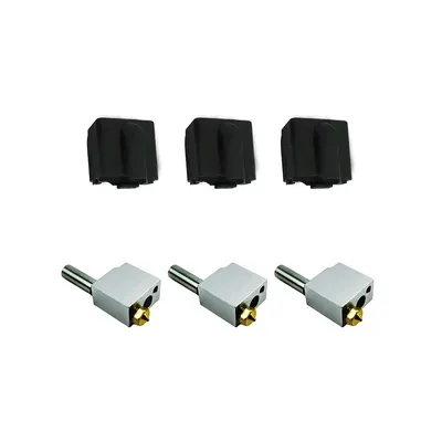 3Set/Lot FLSUN Delta SR Hotend Suit Super Racer 3D Printer Accessory Brass Nozzle Heat Block Throat