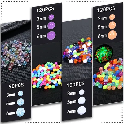 Wholesale Colorful Luminous Acrylic Replacement Ball Tongue Barbell Lip Ring Ear Belly Eyebrow