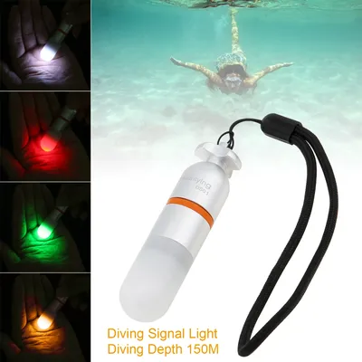 SecurityIng DS01 Underwater 150M Scuba Dive Strobe Beacon Diving Signal Light Night Dive Flashing