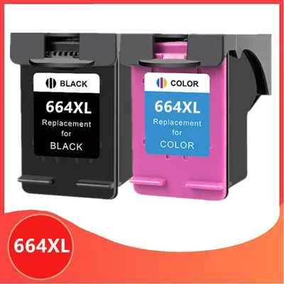 2PK for HP 664XL for hp 664 Ink Cartridge for HP664 Deskjet 1115 2135 3635 2138 3636 3638 4535 4536