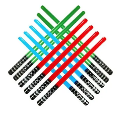10PCS Random Color Inflatable Swords Jumbo Non-luminous toys Instruments For Children Party Kids