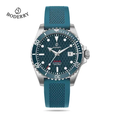 Boderry Seaturtle Titanium Diver Watch Men Luxury Bronze Watches Automatic Mechanical Wristwatch Sport 200M Waterproof Luminous