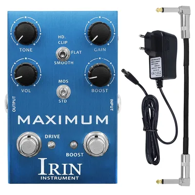 IRIN AN-41 Electric Guitar Effects Pedal MAXIMUM Overdrive Pedal Wild Overdrive Distortion Effect