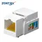 ZoeRax 10PCS,Cat6/5e Keystone Jack,RJ45 Keystone Jack,Cat6 Network Coupler,Ethernet Wall Jack(Not compatible with Patch Panel)