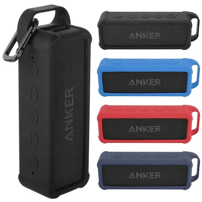ZOPRORE Silicone Case for Anker Soundcore 2 Portable Bluetooth Speaker, Protective Travel Cover with
