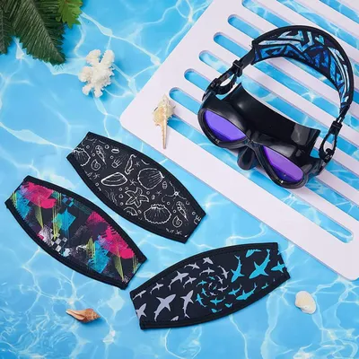 Scuba Diving Mask Strap Cover Neoprene Reusable Hair Protective Wrap for Men And Women Diving