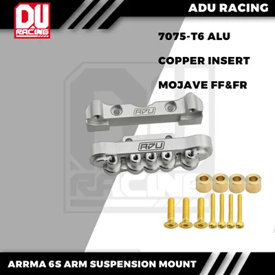 ADU RACING 7076-T6 FRONT SUSPENSION MOUNT FOR ARRMA 6S MOJAVE KRATON OUTCAST TALION V6