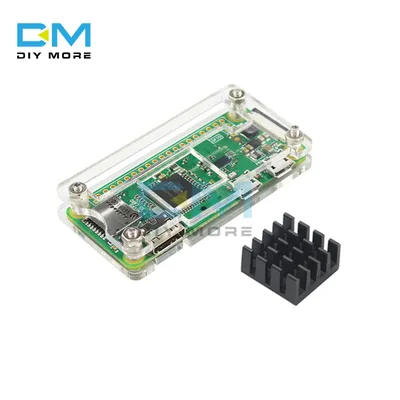 For Raspberry Pi Zero 1.3/2/W /WH Acrylic Case 3 Colors Box Shell + Heat Sink Transaperent Acrylic Enclosure Box for RPI Zero W