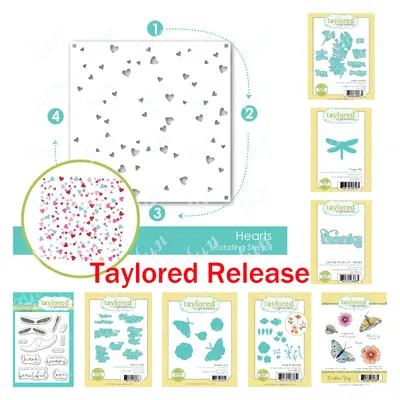 2023 New Spring Flowers Sentiment Stamps Stencils and Joy Cutting Dies Scrapbooking Greeting Card