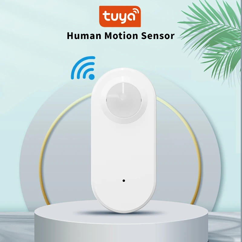 Tuya WiFi Smart PIR Motion Detection Sensor Security Burglar Alarm Sensor Smart Life App Control Support Alexa Google Home