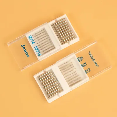 20PCS Jeans Universal Sewing Machine Needles Sewing Machine Supplies for Singer Brother Janome