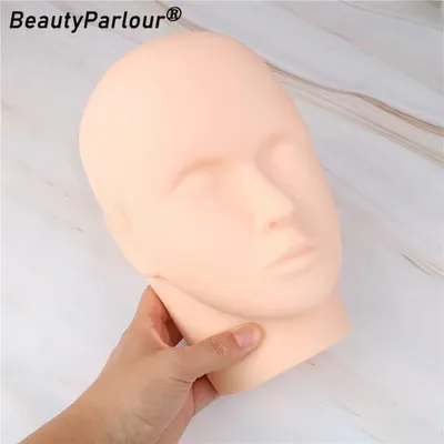 1PCS Silicone Mannequin Head Face Skin 3D Modle Microblading Permanent Makeup Eyebrow Lip Tattoo