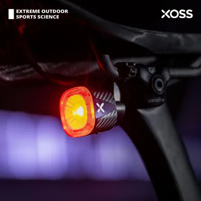 XOSS XR01 Smart Tail Light Auto Brake Sensing Waterproof Rechargeable Bicycle Light Rear Warn