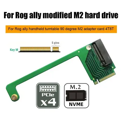 For ROG Handheld Ally Handheld Transfer Board 90 Degree Ally Adapter Modified NVME Hard Drive Card