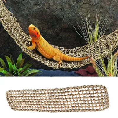 Reptile Hammock Terrarium Decoration For Lizard Lounger Small Hermit Crabs Geckos Bed Birds Reptile