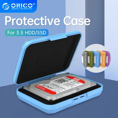 ORICO 3.5 Inch Portable Hard Drive Bags & Case HDD Protective Moisture-proof Storage Box for HDD