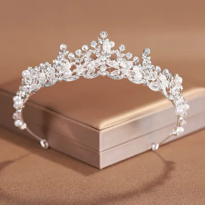Itacazzo Bridal Headwear Full Of Dazzling Atmosphere Noble Silver-colour Ladies' Birthday Party