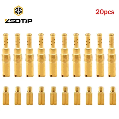 ZSDTRP 20pcs Carburetor Main/Pilot Jet Vice Injector Nozzle For PWK PWM PE PD PJ FCR-MX CV CVK CRS