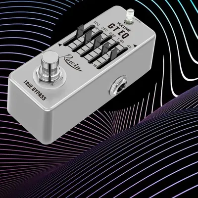 Rowin Guitar Equalizer Pedal 5-band Parametric EQ Guitar Effect Pedal Frequency Compensator ±18dB