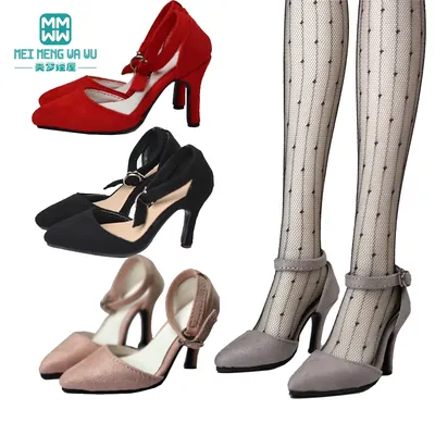 BJD accessories Doll Shoes fit 1/3 BJD SD10 SD13 doll Frosted leather shoes high heels shoes girls