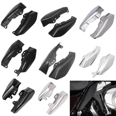 Motorcycle Mid-Frame Air Deflector Under Seat Engine For Harley Touring Street Electra Glide CVO