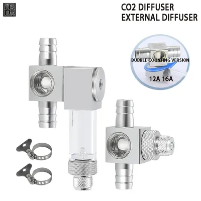 ZRDR new aquarium CO2 external atomizer, with bubble counter atomizer, super diffuser outside the