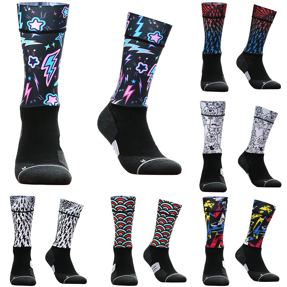 2023 Sports Socks Cycling Socks Men Women Bike socks Basketball Socks Racing Socks Street Fashion Roller Skating Hip-hop Socks