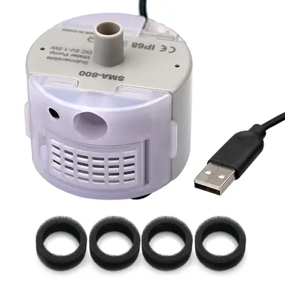 Pet Fountain Motor Submersible Pump Cat Water Drinker SMA-800 USB Water Pump Cats Fountain Accessories Mute DC 5V/1A Water Pump
