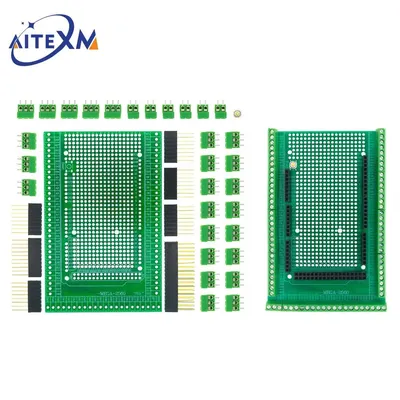 Compatible With MEGA2560 Double-side PCB Prototype Screw Terminal Block Shield Board Kit For Arduino