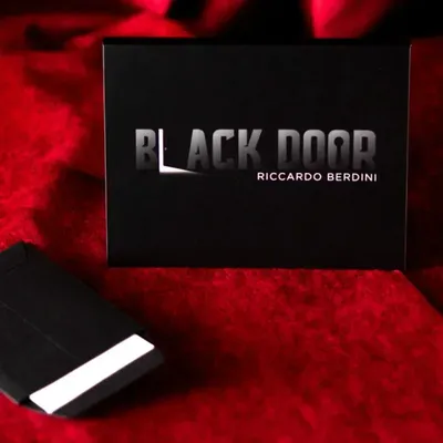 Black Door By Riccardo Berdini (2 Envelopes) Mentalism Magic Tricks Close Up Magic Illusion Props