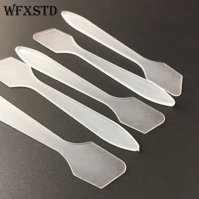 New 50Pcs Scraper spoon For Laptop Computer Thermal Grease Paste Compound Silicon Scraper CPU
