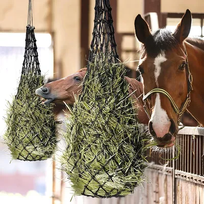 Haylage Net Durable Horse Care Products Small Holed Hay Net Haynet Equipment Slow Feed Hay Feeder