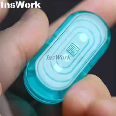 Blue Luminous GAO Studio Rich Push Slider PC Magnetism For Beginners EDC Office Trendy Toys Stress