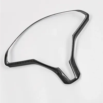 ABS Carbon Fiber Car Inner Steering Wheel Frame Trim Steering Wheel Modified Decorative Accessories for Tesla Model S Model X