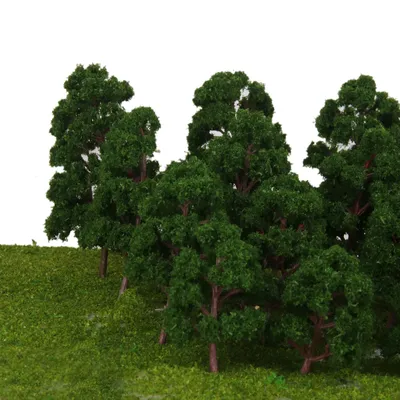 20 Mixed Scale Model Trees Train Railroad Micro Landscape Layout HO N Z Gauge Model Tree Decorate