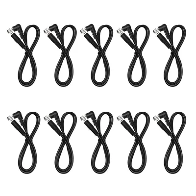 DC Cable for Guitar Effect Pedal 5.5 x 2.11mm Connector Jack 24 AWG Power Cord Guitar Pedal Power Supply Patch Electric Guitars