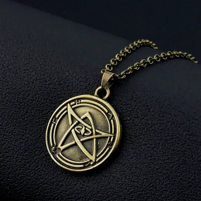 Howard Phillips Lovecraft Cthulhu Mythos Necklace The Gates of Key Logo Metal Pendant Fashion Choker