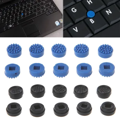 10 Pack Replacement Trackpoint Cap Mouse Point Stick Nipple for Dell for DELL Laptop Keyboard Black