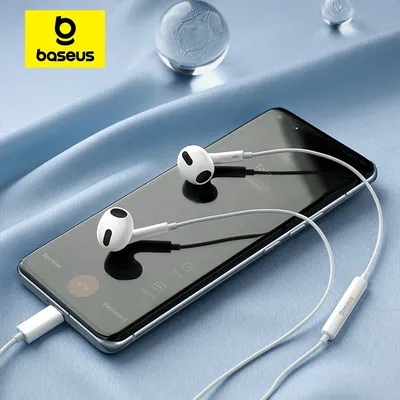 Baseus C17 Type-C Earphones In Ear Hearphone Wired Headset With Mic For Smart Phone For Xiaomi